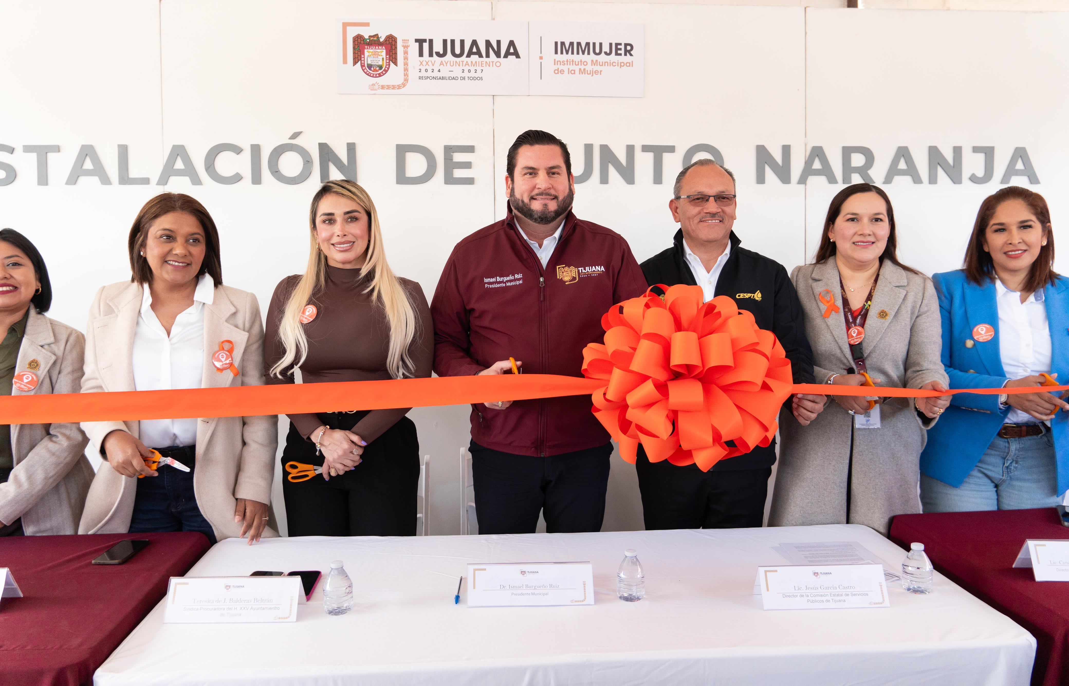 El XXV Ayuntamiento de Tijuana fortalece acciones contra la violencia de género con la activación de un “Punto Naranja”