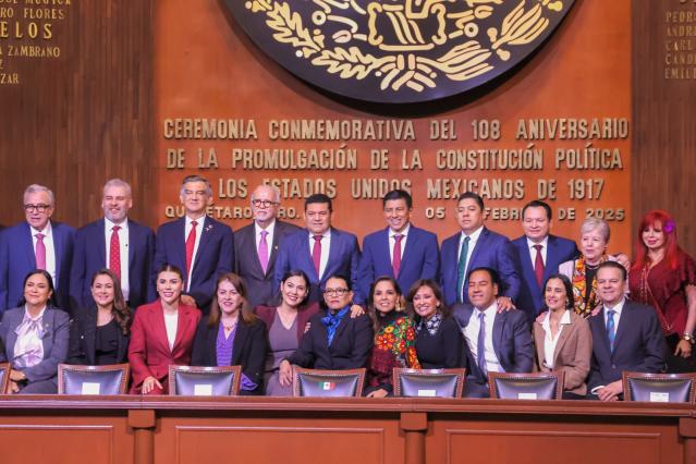 Marina del Pilar Celebra el 108° Aniversario de la Constitución Mexicana Junto a Claudia Sheinbaum