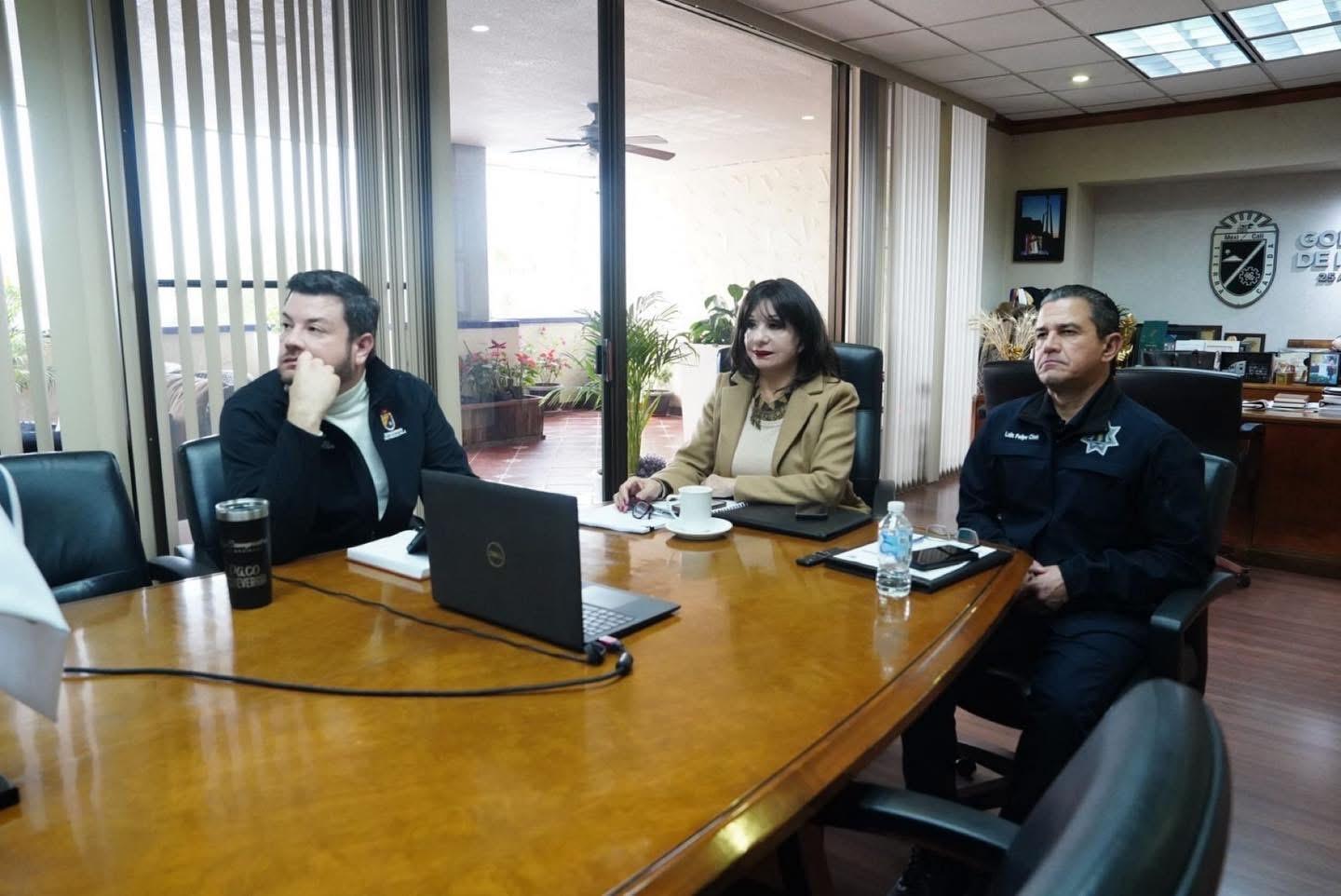 Fortaleciendo la seguridad Norma Bustamante en la Primera Sesión de la Comisión Nacional de Seguridad Pública Municipal