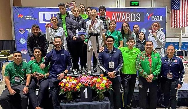 México suma siete medallas en el Abierto de Taekwondo de EE.UU.