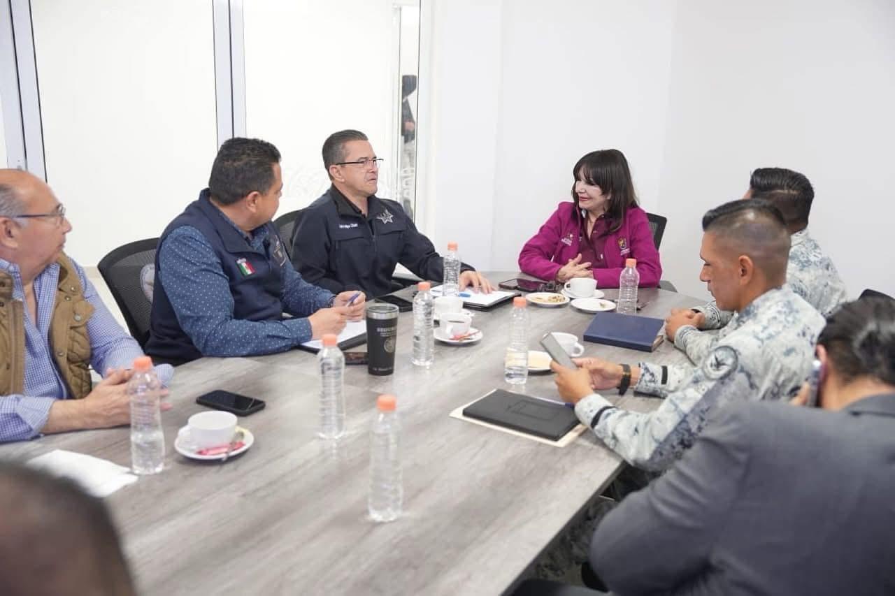 Norma Bustamante, Presidenta Municipal de Mexicali, Participa en Mesa de Seguridad para Reforzar la Seguridad Fronteriza con la Guardia Nacional