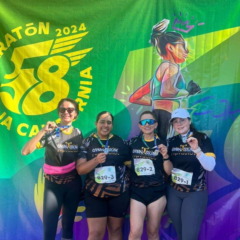 Gymnasium Ensenada gana el primer lugar en relevos del Maratón Baja California